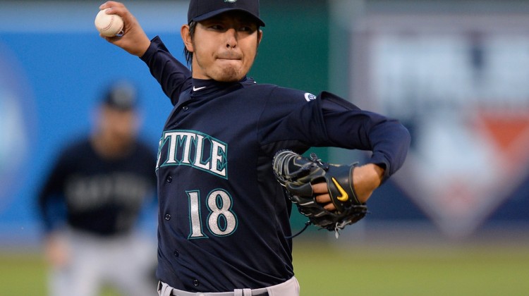 Hisashi+Iwakuma+Seattle+Mariners+v+Oakland+Zgo69NL96DDx